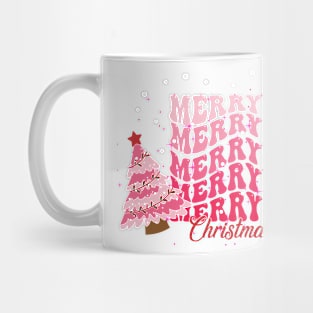 Pink merry Christmas Mug